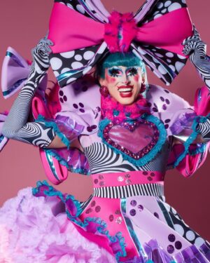 Crystal Methyd Instagram - Jumping headfirst into 2024 with @crystalmethyd 💜🩷💙 wearing an incredible piece by @mondoguerra and with the talented @billylamour on hair! Shot at @parachute_studios , assisted by @zdfettuccine grab a signed Polaroid from ericrichardmagnussen.com
.
.
.
#dragrace #fashion #mua #art #crystalmethyd