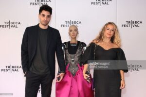 Crystal Moselle Instagram - What an honor to bring our film SOPHIA into the world at the @tribeca film festival. Couldn’t of asked for a better co-director then @kasbefilms.  Thanks to @showtime everybody will be able to see it !  We missed you so much David Hanson … but so happy to have Sophia here, along with @sarahrosesiskind .  Carolyn Ayers , @marioguzzzman  and producer extraordinaire @bitssola !  Thanks @juliebrookewilliams for styling all of us!  Makeup done by my fav @rommynajor and dress by the talented @marahoffman ! @modeworld for the jewelry !  Was a magical night.