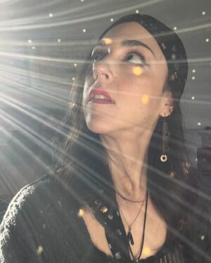 Cyrina Fiallo Instagram - Every day at around 6:18 pm, the sun shines through a window in my living room and hits the disco globe on my record stand, causing a kaleidoscope of lights all around. It has brought me the greatest joy for the last few weeks and I wanted to share this little piece of magic with you ✨🪩

✨

🪩

✨

🪩

#discoglobe #discolights #littlejoys #reflections #sunreflection #tinymoments #livingroomphotography #allofthelights