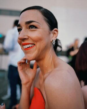 Cyrina Fiallo Instagram - In my Audrey Hepburn era 💃🏾

What a delightful time at the @mptf NextGen Summer Party 🕺🏾

(Also, @nataliemoralesloves takes nice pics of me ❤️)

#MPTFnextgen #summerparty #audreyhepburn #summernights #letsdance #fire