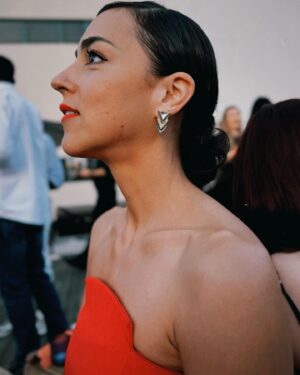Cyrina Fiallo Instagram - In my Audrey Hepburn era 💃🏾

What a delightful time at the @mptf NextGen Summer Party 🕺🏾

(Also, @nataliemoralesloves takes nice pics of me ❤️)

#MPTFnextgen #summerparty #audreyhepburn #summernights #letsdance #fire