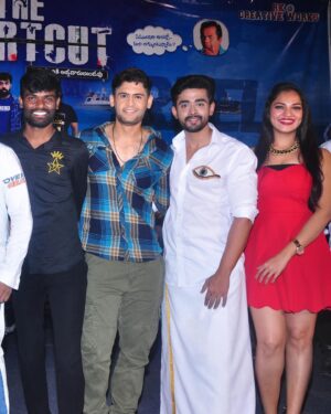 D Gautham Krishna Instagram - Few clicks from @aata_sandeep anna’s #TheShortcut showreel launch… All the best….