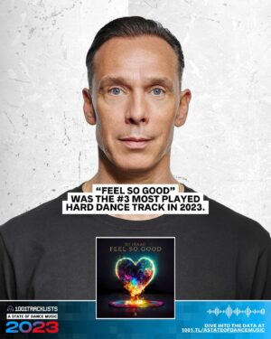 DJ Isaac Instagram - 𝗙𝗲𝗲𝗹 𝗦𝗼 𝗚𝗼𝗼𝗱 was one of the 𝗺𝗼𝘀𝘁 𝗗𝗝 𝘀𝘂𝗽𝗽𝗼𝗿𝘁𝗲𝗱 Hard Dance tracks of ‘23 according to @1001tracklists 𝗧𝗵𝗶𝘀 𝗿𝗲𝗮𝗹𝗹𝘆 𝗺𝗲𝗮𝗻𝘀 𝗮 𝗹𝗼𝘁  to me. Thanks for your support🤍

#AStateOfDanceMusic2023