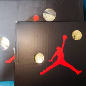 DJ LOVE Instagram - My son's shoes arrived

#aj5offwhite