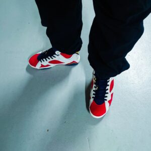 DJ LOVE Instagram - Today’s kicks!

#aj7trophyroom