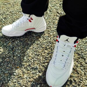 DJ LOVE Instagram - Today’s kicks!

#aj12redmetallic