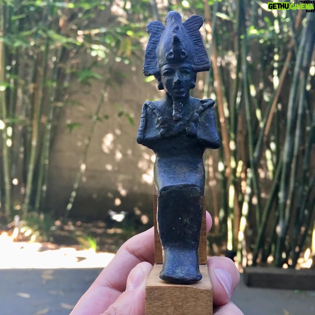 DJ Qualls - 1.8K Likes - Old guys can still be sexy. It’s not Sunday, but here are two things that I love. Welcome to the family, little bronze seated Osiris, Egyptian 664-332 BC and little ushabti (it’s a burial figure) with hand painted hieroglyphics, Egyptian 1075-943 BC. Thanks, Gabe, these made my weekend. My episode of Hoarders is going to be the best one ever! #ancientegypt #thingsilove #art #arthistory #mypassion #antiquities #unemployed #shutupadam
