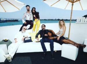 DJ Qualls Instagram - My Z Nation lovelies serving up some face on the @imdb yacht at San Diego ComicCon. This is my favorite group shot from our press day. Photo courtesy of Getty Images. Is this the right way to do it, @lydiahearst? Do you hashtag #gettyimages? Or do you do @gettyimages? #sdcc #sdcc2018 #znation #sandiego #learningtouseinstagram