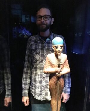 DJ Qualls Instagram - It is Gabe’s birthday (Gabe is an antiquities expert) so we went full nerd. King Tut exhibit at the @californiasciencecenter. I highly recommend seeing this when it comes to your town. 150 objects from the most important archeological find of the 20th century and THE most important Egyptian find ever. It’s $30 and well worth it. Much cheaper than going to Egypt.  These pieces really are spectacular and some have never left their native country. See how clean I’m keeping this post? That is Gabe’s son,  Niko. He’ll be 12 in a couple months.#kingtut #kingtutexhibit #antiquities #nerdystuff #fullnerd #latrafficsucks Happy birthday, Gabe! @ancientresource