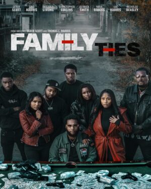 DaCarla Strong Instagram - check me and the gang out in our new series “Family Ties” poster by @cartelhaus

from the directors @aderekscottfilm @thomaslharris 

starring @killcarla @chrisc_official @sino313 @derricksmithjr_ @iamkiab  @nino_aholic @elizabeth_foxx @dejuanford 
 
#film #actor #movie