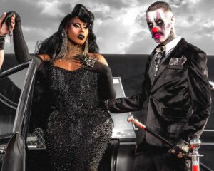 Dahli Instagram - 🖤love at first fright @koco_fvcking_caine 🩶
📸: @scottykirbyphoto 
🐶: @pupranger88 
⁣