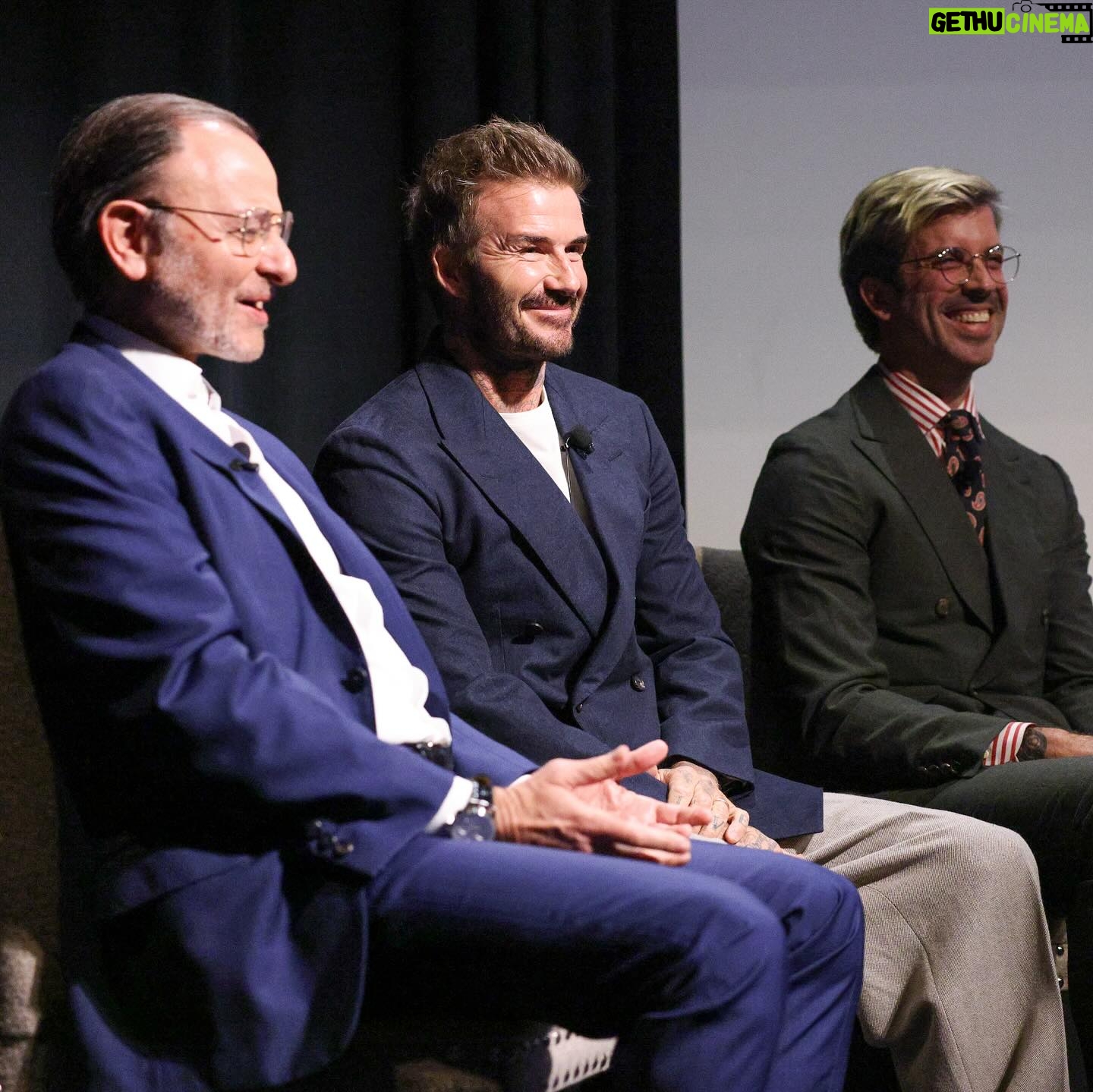 Dale Moss - 3 Likes - Surreal night kicking it with of the greatest athletes of all time @davidbeckham !
Grateful for the chance to chat and hear some personal stories about his incredible journey!
Something I’ll never forget.
🎞️: @cinemasociety
📷 : @matteoprandoni