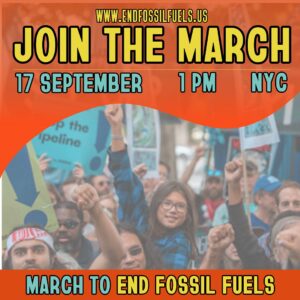 Dallas Goldtooth Instagram - The air is thick and smoky. The skies are turning orange. We are living in the climate crisis and @POTUS keeps approving fossil fuel projects. It’s time to #EndFossilFuels. Join the masses in NYC this September at the March to End Fossil Fuels. https://www.endfossilfuels.us/

@fightfossils