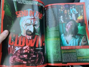 Damien Leone Instagram - Check out my Terrifier 2 interview in the latest edition of @ruemorguemag 🔥🤡 Some juicy info 😉🩸 Terrifier 2 coming to THEATERS OCT 6th then Streaming EXCLUSIVELY on @screamboxtv #terrifier2 #terrifier #ruemorgue #arttheclown