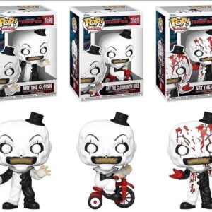 Damien Leone Instagram - I can honestly say there’s nothing cooler than this! I’ve been dying to share this news for almost a year and now that I see people are pre-ordering, it’s time to share! We have an official line of Art the Clown funko pops @originalfunko 🔥🤡 As a funko collector, I must say this is one of the biggest honors and a dream come true! Most importantly I’m excited for you guys because I can’t tell you how many Terrifier fans have come up to me over the years asking when an official Pop is gonna be released! Well, here they are and I really hope you enjoy them 🙏✨ #funko #arttheclown #terrifier