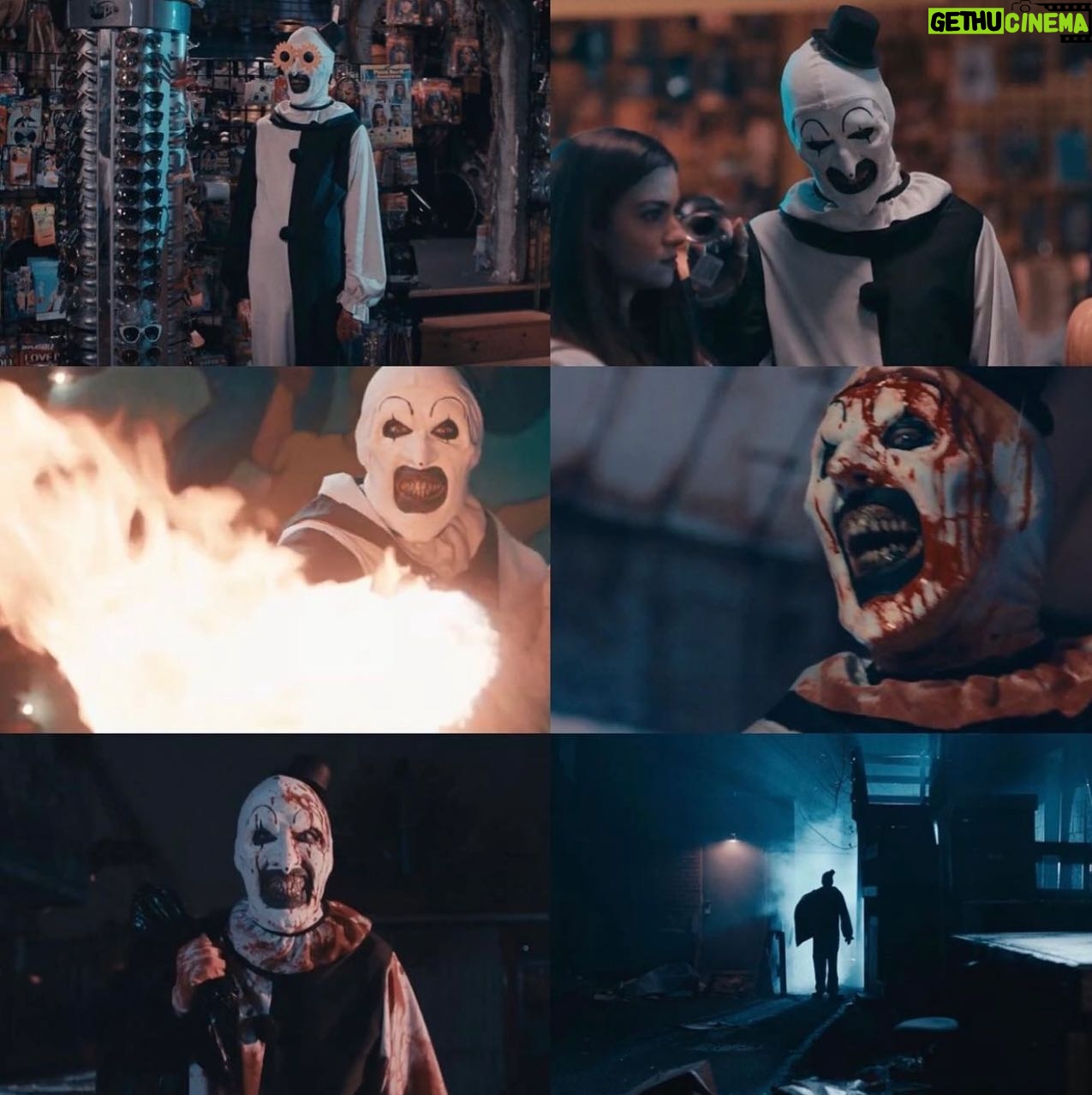 Damien Leone - 11.2K Likes - What were some of your favorite shots from the trailer and do you think Art has finally met his match?? 🤡🔥 Terrifier 2 trailer link in bio. Coming to theaters october 6 via @iconiceventsnow #terrifier2 #artsback #terrifier2 #arttheclown #sienna #finalgirl