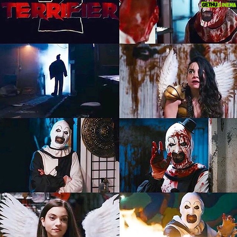Damien Leone - 4.2K Likes - What were some of your favorite moments from the Terrifier 2 teaser? 🤡😬 #terrifier2 #terrifier #arttheclown #horror #comingsoon #sequel #horrormovies #slasher #blood #clown #clowns #killerclown #scaryclown #halloween #angel #valkyrie #badass