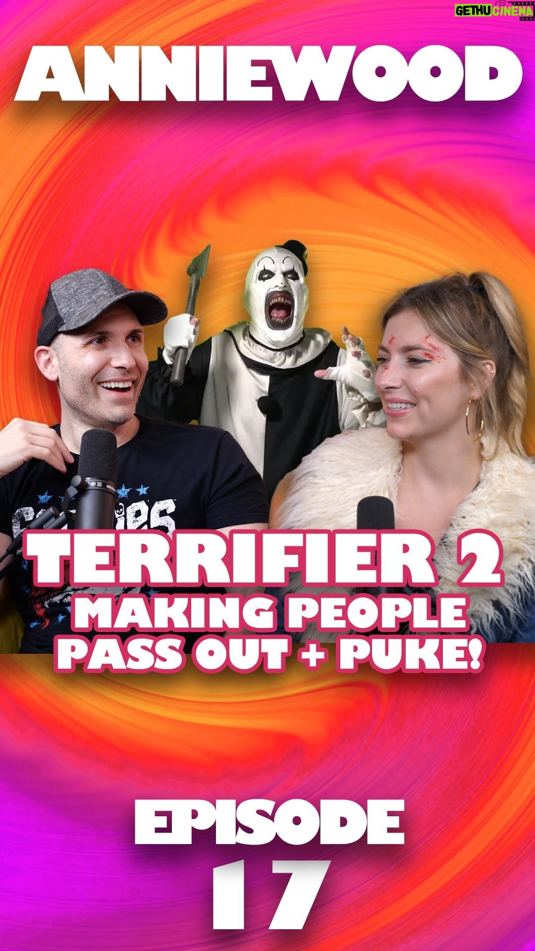 Damien Leone - 3.8K Likes - TERRIFIER 2 creator and director Damien Leone is in ANNIEWOOD, baby! I’m so excited I could scream, puke, and literally saw myself in half…p*ssy first! Watch the full episode NOW! (Link in Bio)
#AnnieWood #Annielederman #Damienleone #Terrifier2 #horrorfilms #scream #stephenking
#podcast