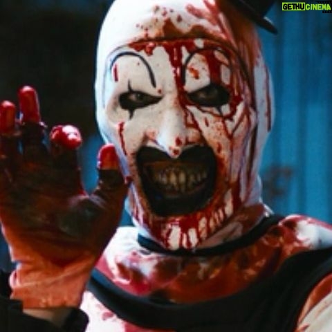 Damien Leone - 4.3K Likes - After being resurrected by a sinister entity, Art the Clown returns to the timid town of Miles County where he targets a teenage girl and her younger brother on Halloween night.