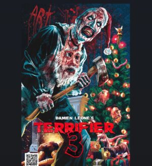 Damien Leone Instagram - First official poster for Terrifier 3 🤡🎄 🪓 🩸 🔥 Had to hire the amazing @unclefrankproductions to create the artwork after I saw the incredible work he did on the German media books and he did not disappoint! Who’s ready to see Art take on the Christmas season?! 🎄☠️🎄 #terrifier3 #arttheclown #oct25 #2024