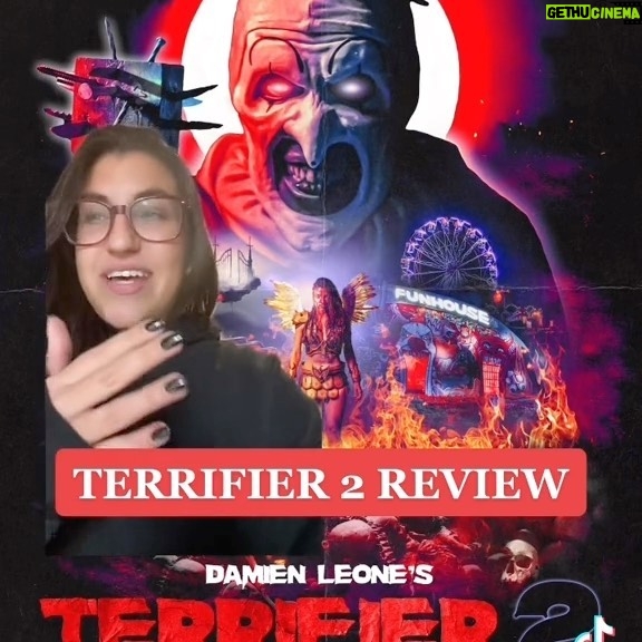 Damien Leone - 4.3K Likes - This girl is off the charts! @horror_chronicles 🤘🏻😂🤡 Too good not to post! #soexcited #terrifier2 #arttheclown #thefansdontlie #terrifier #intheaters