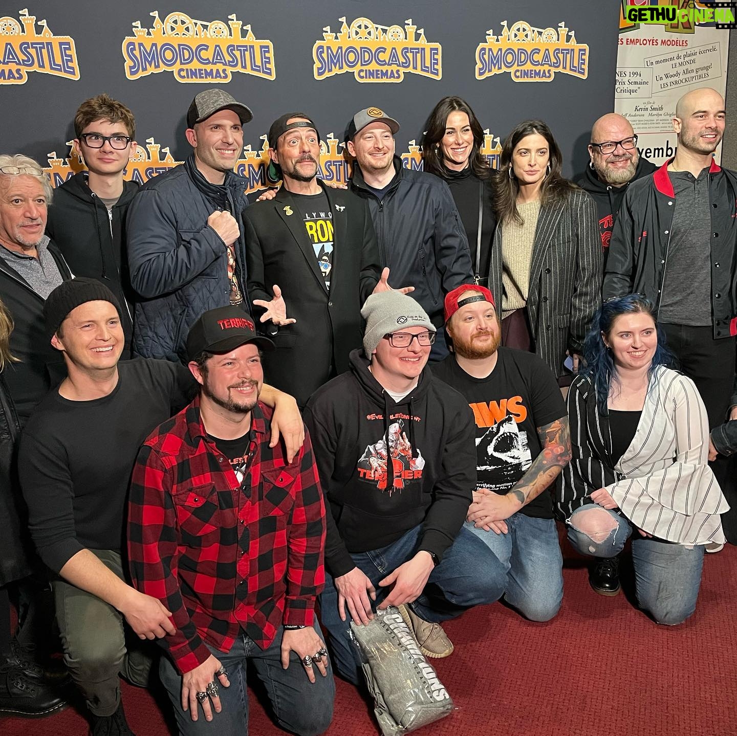 Damien Leone - 7.4K Likes - One of the best experiences to come out of Terrifier 2’s success was meeting the great @thatkevinsmith last night at @smodcastlecinemas. This dude has inspired and entertained me for decades as a filmmaker and as a speaker. He seriously couldn’t have been funnier or a more gracious host! According to him, Terrifier 2 may have even inspired him to tackle his next project differently so that is a tremendous honor. A night I will cherish always! Thank you all for coming out last night 🙏🏻🤡 Stay Terrified 👻 #kevinsmith #terrifier #terrifier2 #arttheclown