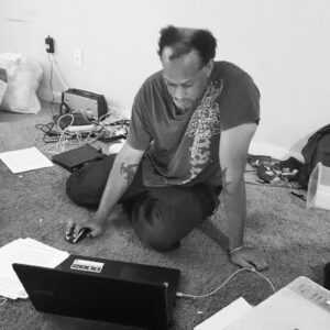 Damon Wayans Jr. Instagram - Challenge accepted. A friend took a pic of me mid zoom meeting. 

#blackexcellence