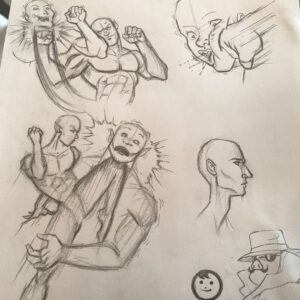 Damon Wayans Jr. Instagram - Skiggity sketches ✍🏾 I wanna take a figure drawing class. Get my anatomy game up.