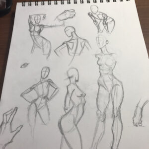 Damon Wayans Jr. Instagram - Skiggity sketches of some humans with some breastes ✍🏾 Can't wait to be good enough to make a comic book. 😎

Going to draw every day for the rest of the year.