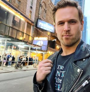 Dan Amboyer Instagram - Happy trails, to @phantomopera after 35 years! I first saw the original Toronto production. My first show. And on that velvet booster seat my theatre nerdom was born. 🤓 I begged my parents to drive back for my birthday the next year, after I wore out the double cassette set from Best Buy. We arrived in our motorhome, just in time for the show. I stood in the Pantages stage door alley afterwards and presented the fantastic @rebeccacaine with a questionable but inspired colored pencil portrait drawn of her from the souvenir program(me), and she so generously offered to bring me backstage for a tour. I had never imagined anything like it. I was in total awe. The theatrical magic, the energy, just seeing those haunted props casually resting in the wings. I think those moments are what made me want to become an actor. Living in NY, I’ve enjoyed getting to support some talented friends in the show over the years, and I’ve always had a sentimental spot for a visit. Sometimes a quiet Thurs mat when I was in need of a little inspiration for why I wanted to be in this business to begin with. 🙏🥀🐒 Thank you to Hal Prince, @andrewlloydwebber, Maria Bjornson, and all the casts that brought so much beauty to the show over the years. I don’t think we’ll ever see another quite like it in our lifetimes. Was very cool to be at the last public performance on Broadway. 🙏🥀🥂 #happytrails #theatrekid #phantomoftheopera