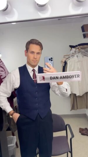 Dan Amboyer Instagram - happy #worldtheatreday ! 🎭 this year was pretty cool— the first time I could ever take my son to work to see where his Papa disappears at night when the sun goes down. it helped make missing all those bedtimes a little easier for him—being able to understand where I was and what I was doing. to visit the rehearsal room, meet new friends, hear an orchestra play and papa sing. (and witness one fight call…. which was not the best timing for that particular visit! “it’s only pretend!!!”😅) he saw maybe 15 minutes total of both shows I did, but it meant a lot to us both I think! #twodads
