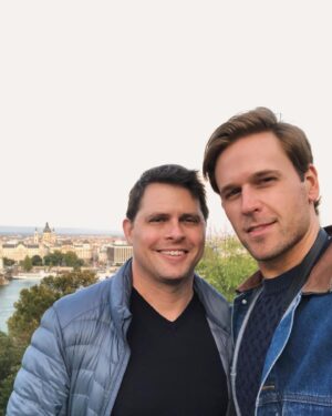 Dan Amboyer Instagram - 16 years together, today. 🫶✨ (Anyone have the math on how many years that is in ‘gay years?’ 😂)
