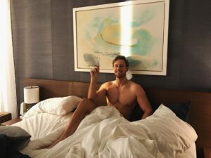 Dan Amboyer Instagram - thanks for the love, Instinct. 🙏 
(photos taken on a bedroom set right before I attempted murder— 😂)