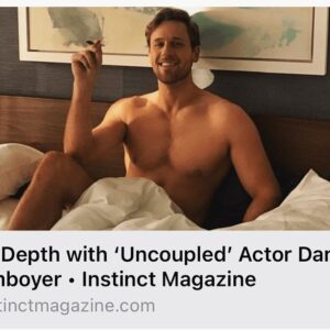 Dan Amboyer Instagram - thanks for the love, Instinct. 🙏 
(photos taken on a bedroom set right before I attempted murder— 😂)
