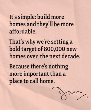 Dan Andrews Instagram - We've just released our plan for housing. 

It'll mean that whether you're buying your first place, upsizing or downsizing as life changes, or renting, there'll be a place you can call home - at a price you can afford. 

Here's the details.