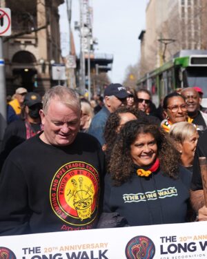 Dan Andrews Instagram - Twenty years ago, Michael Long set off on his first historic walk to Canberra. 

He'd had enough of the injustice that First Nations people faced.

And he wanted change. 

He walked almost one million steps before he had a meeting with the Prime Minister. 

And with each one of those steps - he gained more and more supporters across the nation. 

Every year since, he's relived that journey - walking with hundreds of Victorians as part of the Dreamtime at the 'G match. 

And now, he needs us more than ever. 

He's walking to Canberra again, in support of the Voice to Parliament. 

And today he kicked off that journey from Melbourne. 

But this time it's not just the support of the Government he needs. 

It's all of ours.

As a country, we've spent too long telling Aboriginal Australians what's best for them - instead of listening to what's needed. 

It hasn't worked. 

Now we've got a chance to listen, and make a difference.

As Michael makes his journey, we'll make ours too. 

Right beside him.