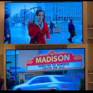 Dan Harmon Instagram - Sorry-not-sorry if the rest of my feed and indeed life are a study of Hallmark’s quantumly entangled Sister Swap movies. This phone call, in both Sister Swaps, is when the sisters commit verbally to swapping. It  happens around 23 minutes into each 90 minute movie, which would simultaneously delight and confuse Syd Field since they…you know..clearly have already geographically swapped otherwise the phone call wouldn’t be happening but fuck it. There are two videos here. They’re both from the same moment in the movie(s). The first video is me syncing the beginning of the phone calls. The second video is me syncing the literal “sister swap” moment which the editor rightfully seized upon as god damn adorable - imagine loving your sister so much that you can tell over the phone when she’s initiating a sister swap sidewalk dance. I still can’t tell which sister is which because, as you can clearly see, the “city” is identical to the “country.” To the point where, in each location, one might pass Santa at the same place on the sidewalk. BUT THAT’S A BIG “MIGHT” ISN’T IT FOLKS because can we look at the Santa placements? In one Sister Swap movie, we have a Nexus Santa that each sister passes at the same time. In the other movie, either Santa’s like “whatever” and appears on the other side of only one sister’s sidewalk. City sister or country sister? I don’t know. Here’s the thing that I keep harping on though, and the reason why I’m showing you the split screen synced at two different points: there is no version of this phone call that is the same length as the other. There is no version of this phone call that is, in any arguable way, two “points of view” of the same objective event. These are two completely different universes. These women are having the “same conversation” in both movies but EACH MOVIE IS ABOUT A DIFFERENT PAIR OF WOMEN HAVING THEIR OWN VERSION OF A SAME CONVERSATION.  Rashomon my ass. “Point of view” my ass. There is much, much more - or, I would say, equally impressively, much, much less - going on in these movies. We still haven’t finished watching them. We are too busy LOVING THEM TO GET THROUGH THEM, we keep falling asleep asking questions