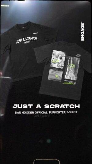 Dan Hooker Instagram - JUST A SCRATCH…

New Hangman T-Shirts are now live online 🩻