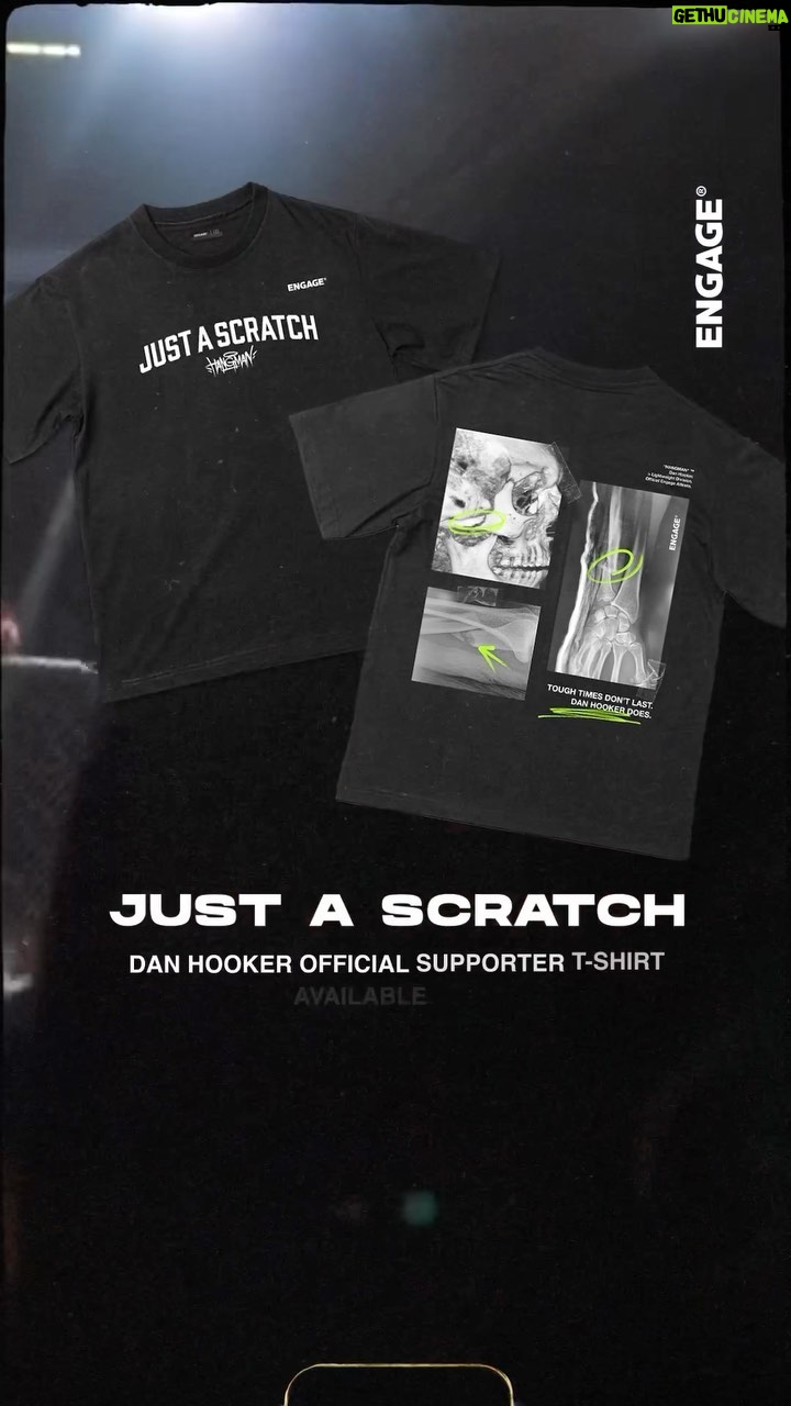 Dan Hooker - 26.8K Likes - JUST A SCRATCH…
New Hangman T-Shirts are now live online 🩻