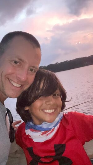 Dan Karaty Instagram - Before getting sober, I missed out on the real magic of fishing with my son.  No longer.  Last night was awesome.