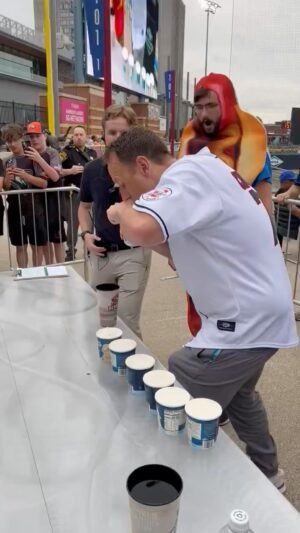 Dan Katz Instagram - Joey Chestnut HOUSING pints of I’ve cream is why he’s the greatest American alive