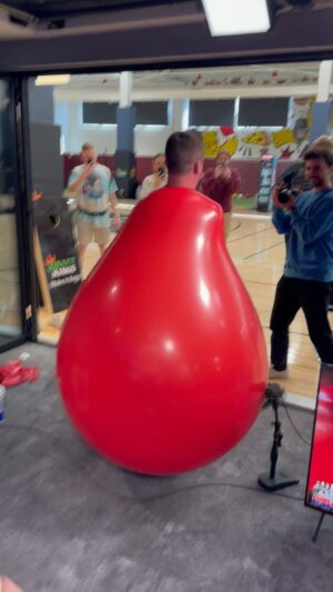 Dan Katz Instagram - We fucking did it! We got Kyle into a balloon @barstoolyak