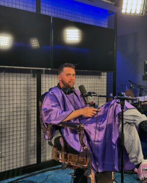 Dan Katz Instagram - Tomorrow’s @pardonmytake, Hank shaves his head