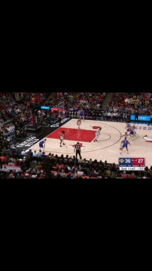 Dan Katz Instagram - Bulls unveiled their new 4 point dunk. Just missed!