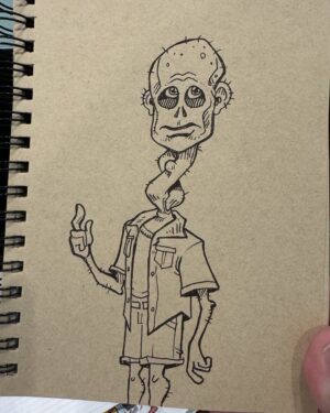 Dan Povenmire Instagram - Weird ass doodle of the day