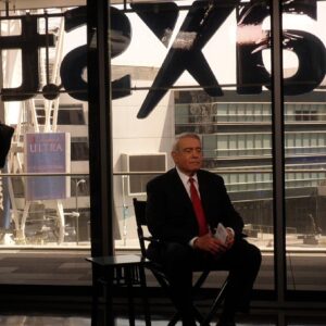 Dan Rather Instagram - Dan sitting in our AXS TV studios preparing to on air. #AXSTV