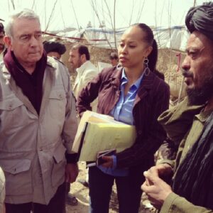 Dan Rather Instagram - Dan reporting from Afghanistan in March 2013 on a story about Kim Motley who is the only American working as a lawyer in Afghanistan. Against all odds she has made a successful practice of representing western business clients and Afghan women within the country's system, all the while refusing to bow to conventional wisdom by covering her hair. "Kim vs. Kabul" https://itunes.apple.com/us/tv-season/kim-vs.-kabul/id587456488?i=646217236  #Afghanistan #Kabul #Afghanwomen #Justice #Taliban #AfghanWar