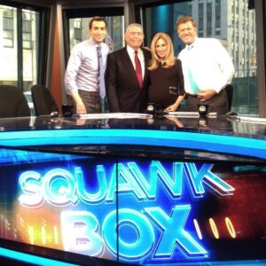 Dan Rather Instagram - Great discussion this morning with CNBC's Squawk Box team. Smart people and a good time.