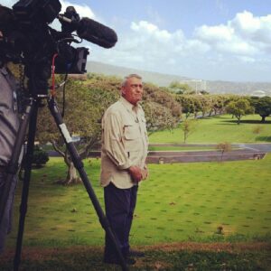 Dan Rather Instagram - Dan aboard the USS Carl Vinson during a trip through the Strait of Hormuz."A Dire Strait" aired March 27, 2012. https://itunes.apple.com/us/tv-season/a-dire-strait/id485436827?i=514462425 USNavy #Navy ##MiddleEast #Military