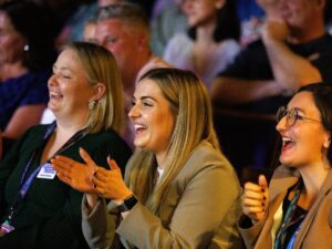 Dan Walker Instagram - We’re still buzzing from last night’s @jonrichardsoncomedian and @the_one_from_hull   Friends comedy night and we’re so proud to announce that together we raised £100,000 for the Charity! 💙🎉

We are absolutely blown away by this total and we are so grateful to everyone who made the night possible. Thank you to the comedians @chattyman, @maisieadam, @fatiha.elghorri and @russell_kane who joined Jon and Lucy in donating their time to make the night possible. 

We also want to thank our sponsors Redtooth, @guardianelectricalcompliance and @sheffcitytrust for their support, and our media partner @lensgovisuals and photographer @j36_photography for capturing the fun. 

The money raised at this year’s comedy night will help to change lives at @sheffieldchildrens through the patron-led campaign @brightyoungdreams. Alongside fellow Charity patrons, @mrdanwalker and @jessicaennishill, Jon and Lucy have launched the Bright Young Dreams campaign that aims to help to tackle the global children’s mental health crisis. 

Finally, we’d like to thank every single person who joined us at the comedy night. Without your support none of this would be possible and through your generosity, we have been able to provide vital funds for children and young people from the UK and beyond. ✨